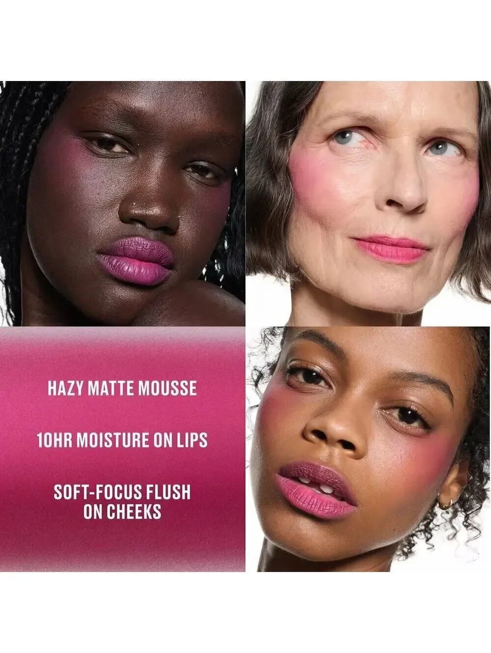 MAC Powder Kiss Lip + Cheek Mousse 986 Make It Fashun